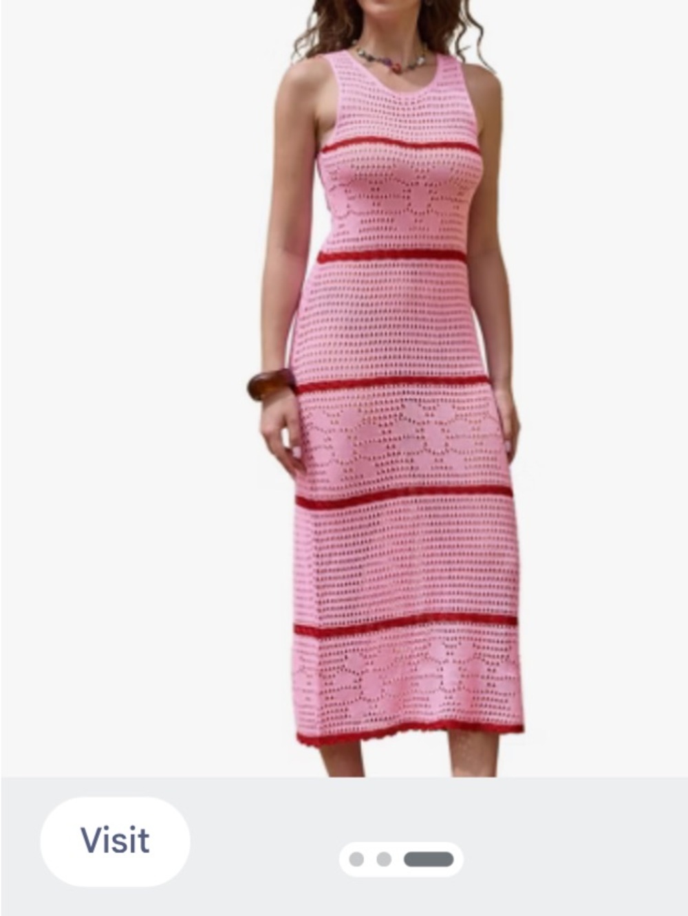 Chic Coverup crocheted dress